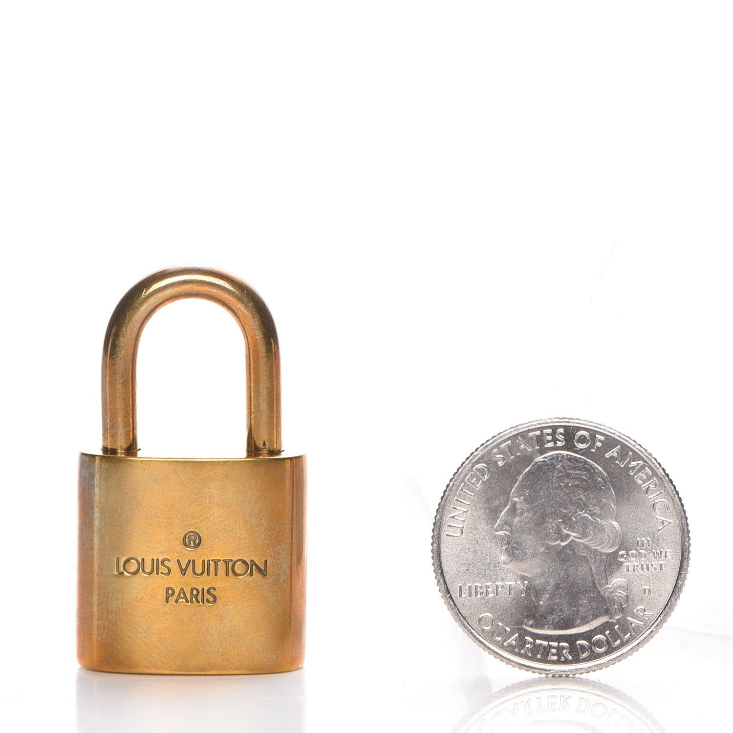 Louis Vuitton Brass Lock and 2 Keys Set #305 2 of 4