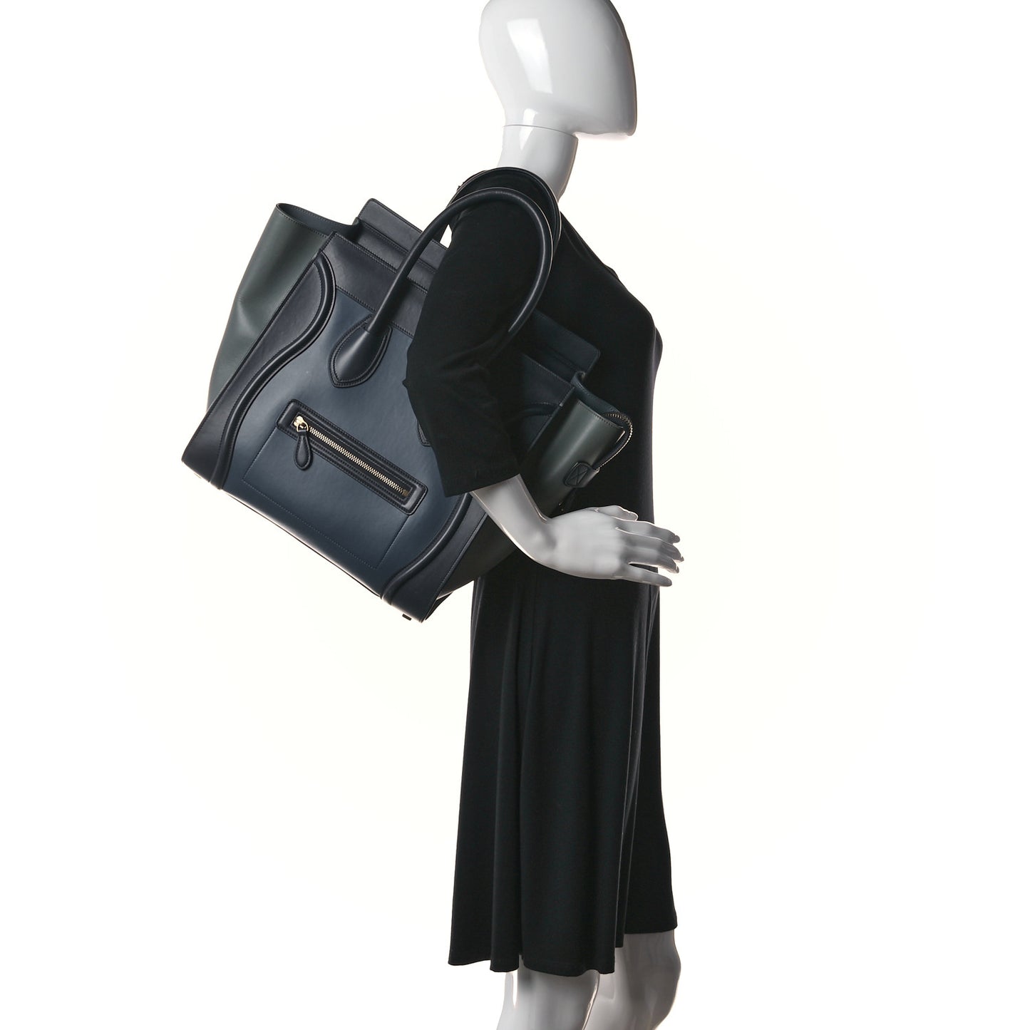 Smooth Calfskin Tri-Color Mini Luggage
