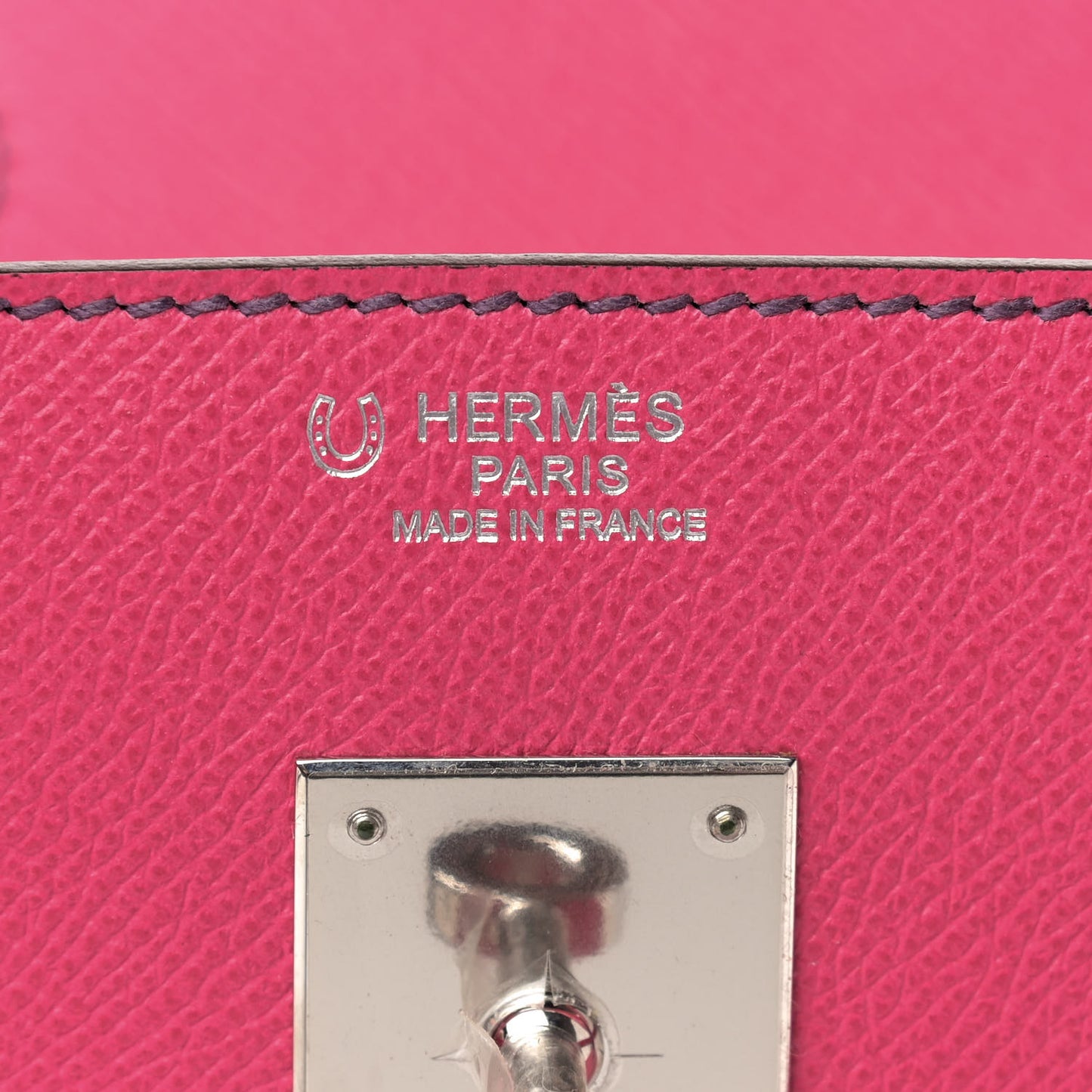 Epsom Horseshoe Birkin 30 Rose Tyrien Iris