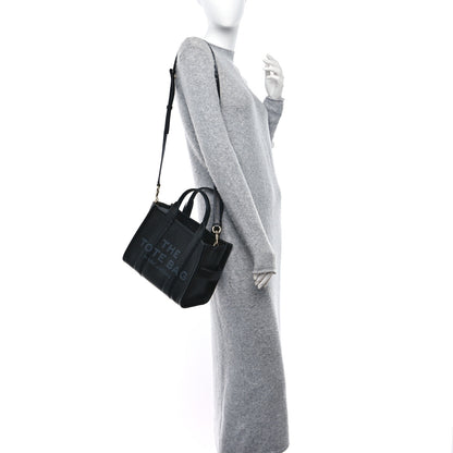 Marc Jacobs Grained Calfskin Small The Tote Bag Black 2 of 8