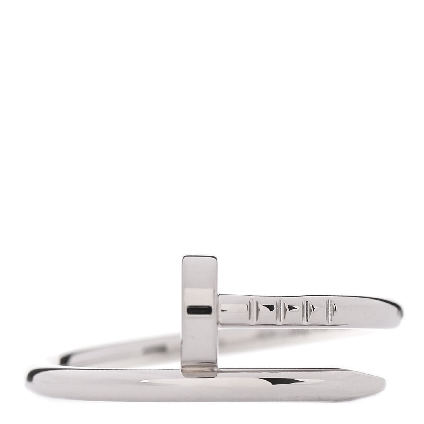18K White Gold Small Juste Un Clou Ring 52 6