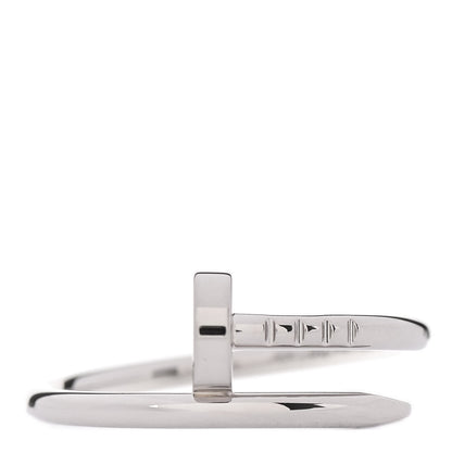 Cartier 18K White Gold Small Juste Un Clou Ring 52 6 1 of 4