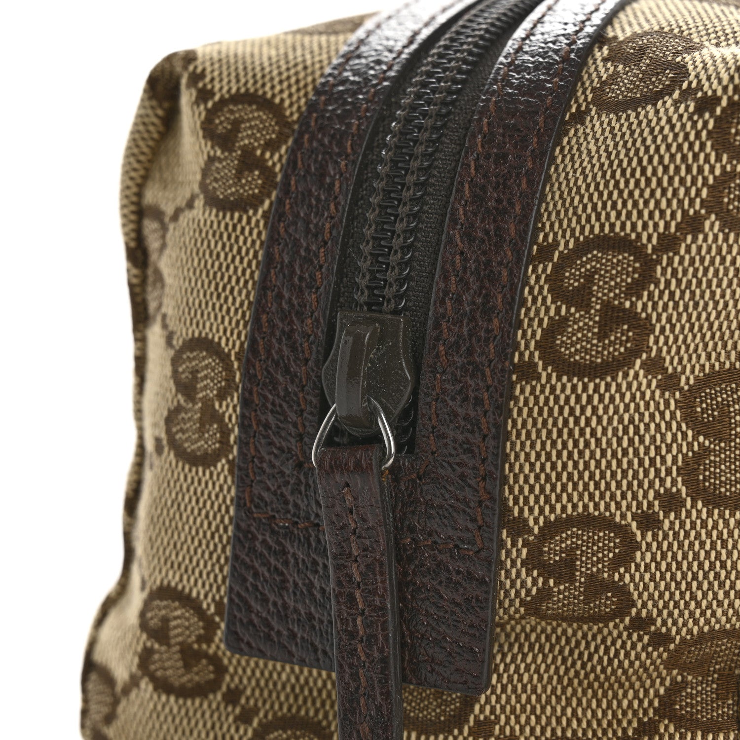 Gucci Monogram Large Cosmetic Case Brown 8 of 9