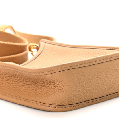 Hermes Taurillon Clemence Evelyne TPM Biscuit 10 of 11