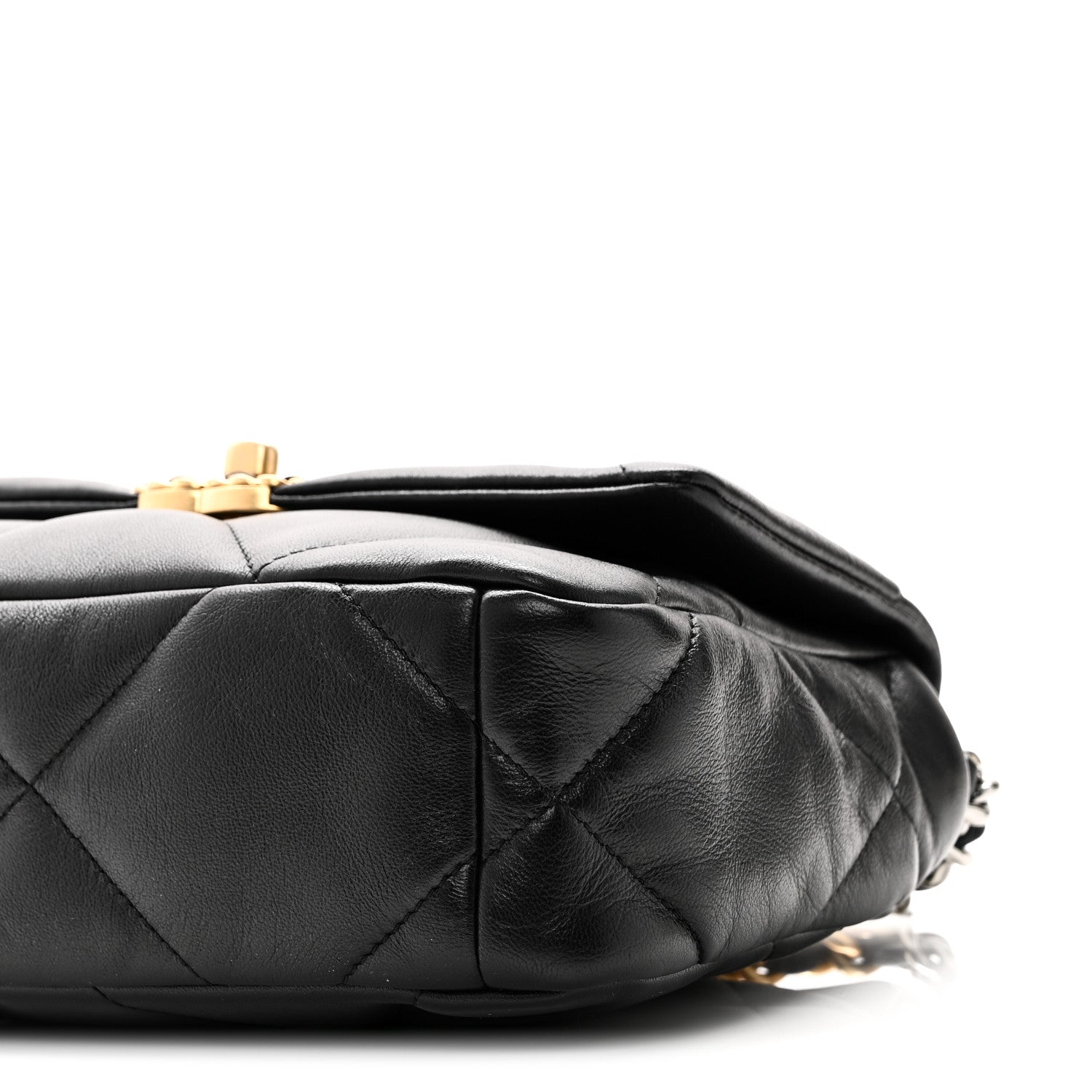 Chanel Lambskin Quilted Medium Chanel 19 Flap Black 11 of 11