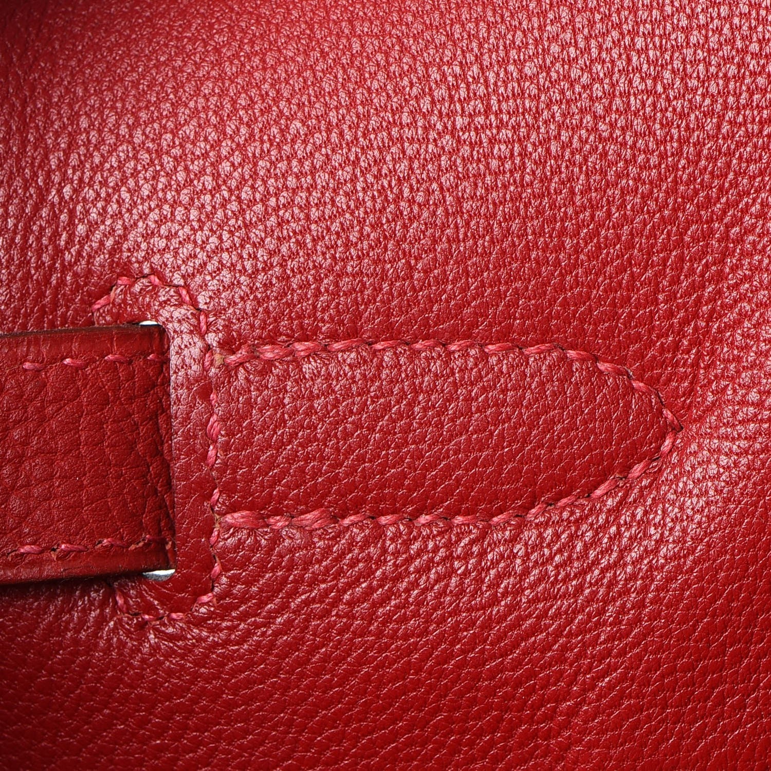 Hermes Togo Birkin 35 Rouge Casaque 11 of 34