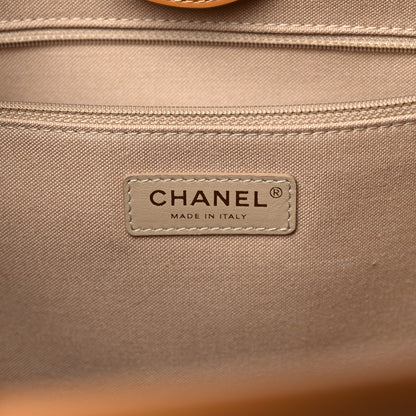 Chanel Calfskin Medium Deauville Tote Brown 6 of 10