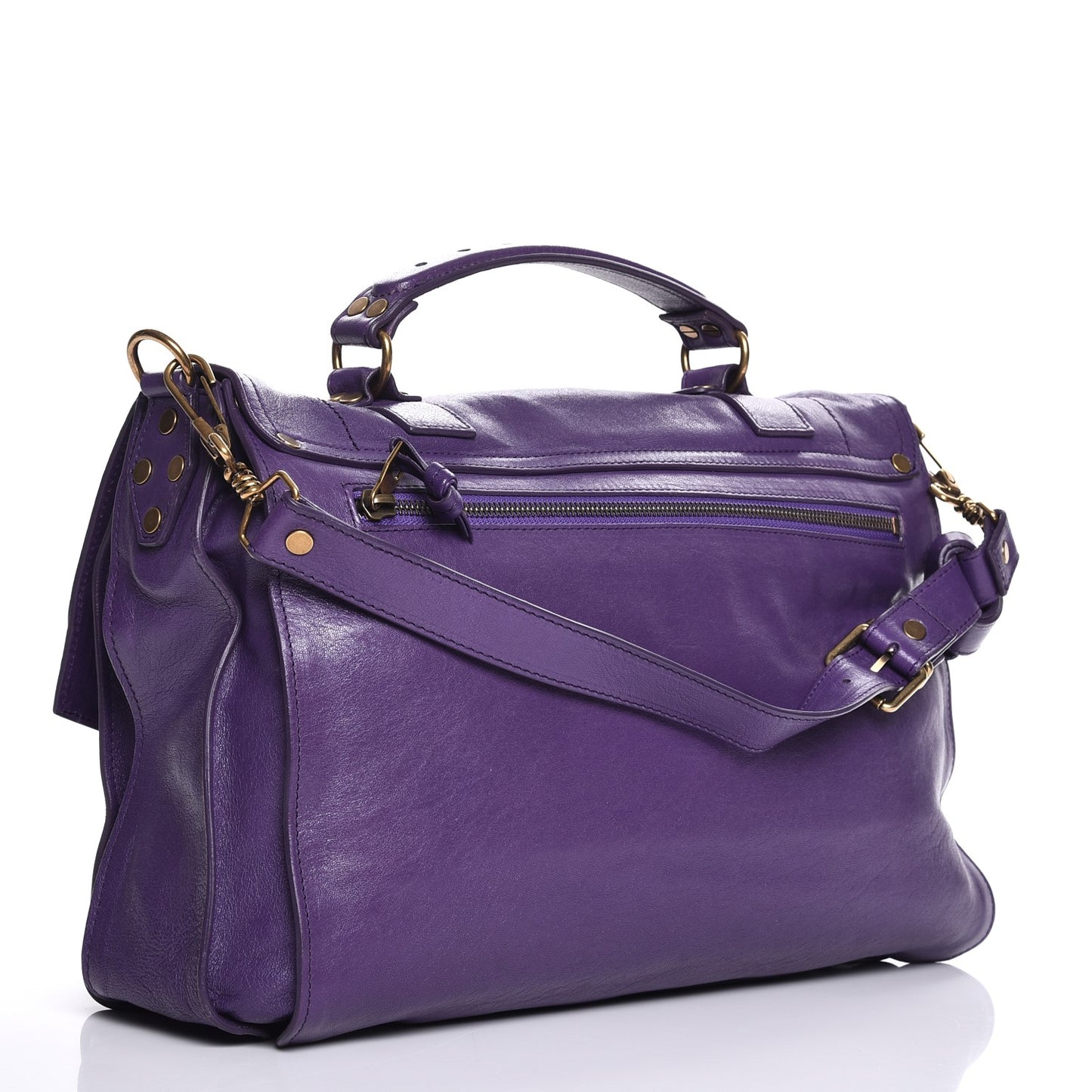 Lambskin Large PS1 Satchel Violet