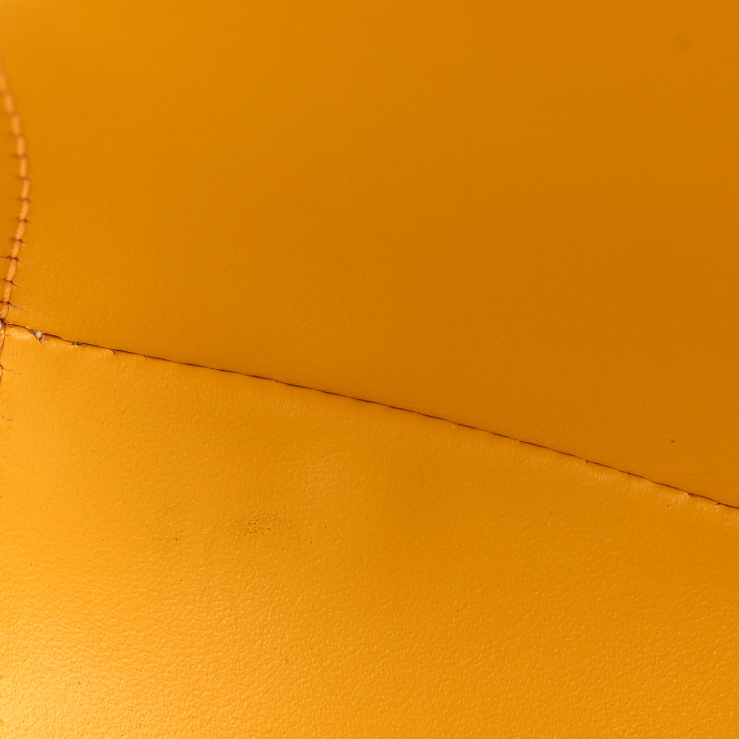 Calfskin Calfskin Saddle Bag With Strap Yellow