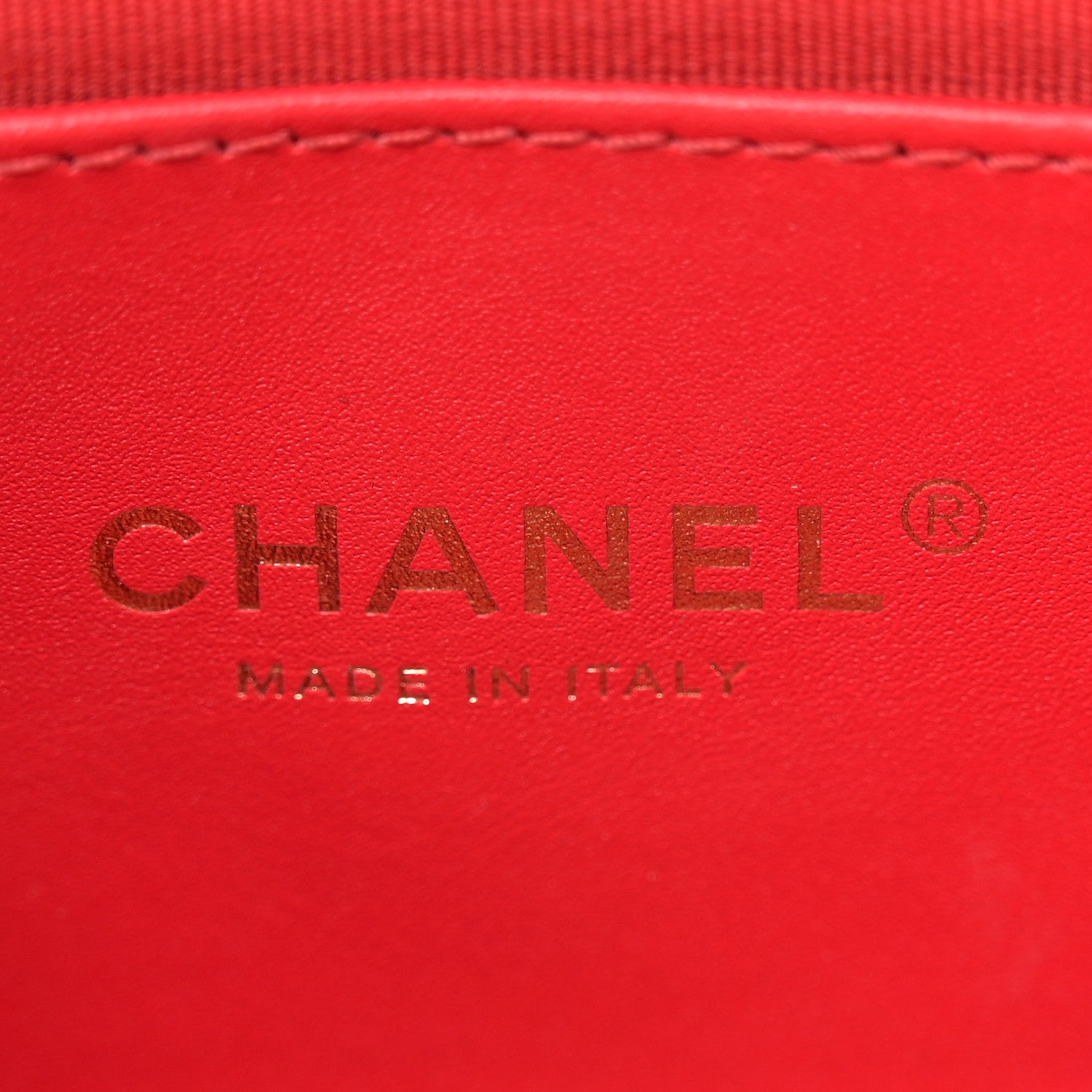 Chanel Lambskin Plexiglass Quilted Coco Love Flap Red 6 of 13