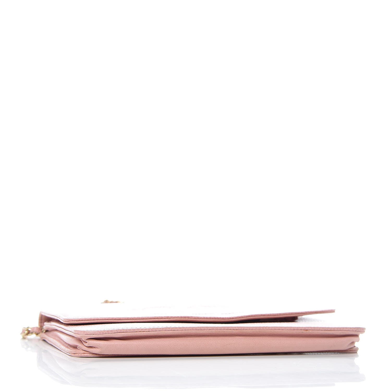 Chanel Caviar Timeless CC Wallet On Chain WOC Pink 4 of 10