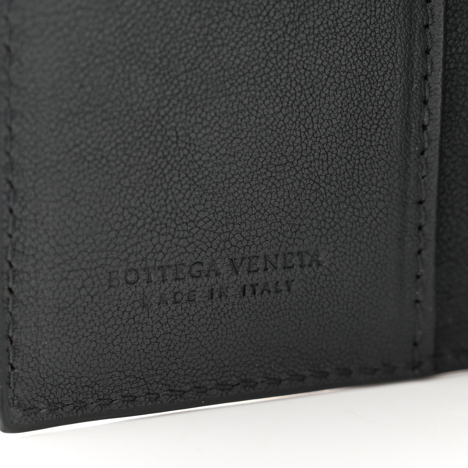 Bottega Veneta Nappa Intrecciato Bi-Fold Card Holder ID Wallet Black 6 of 6