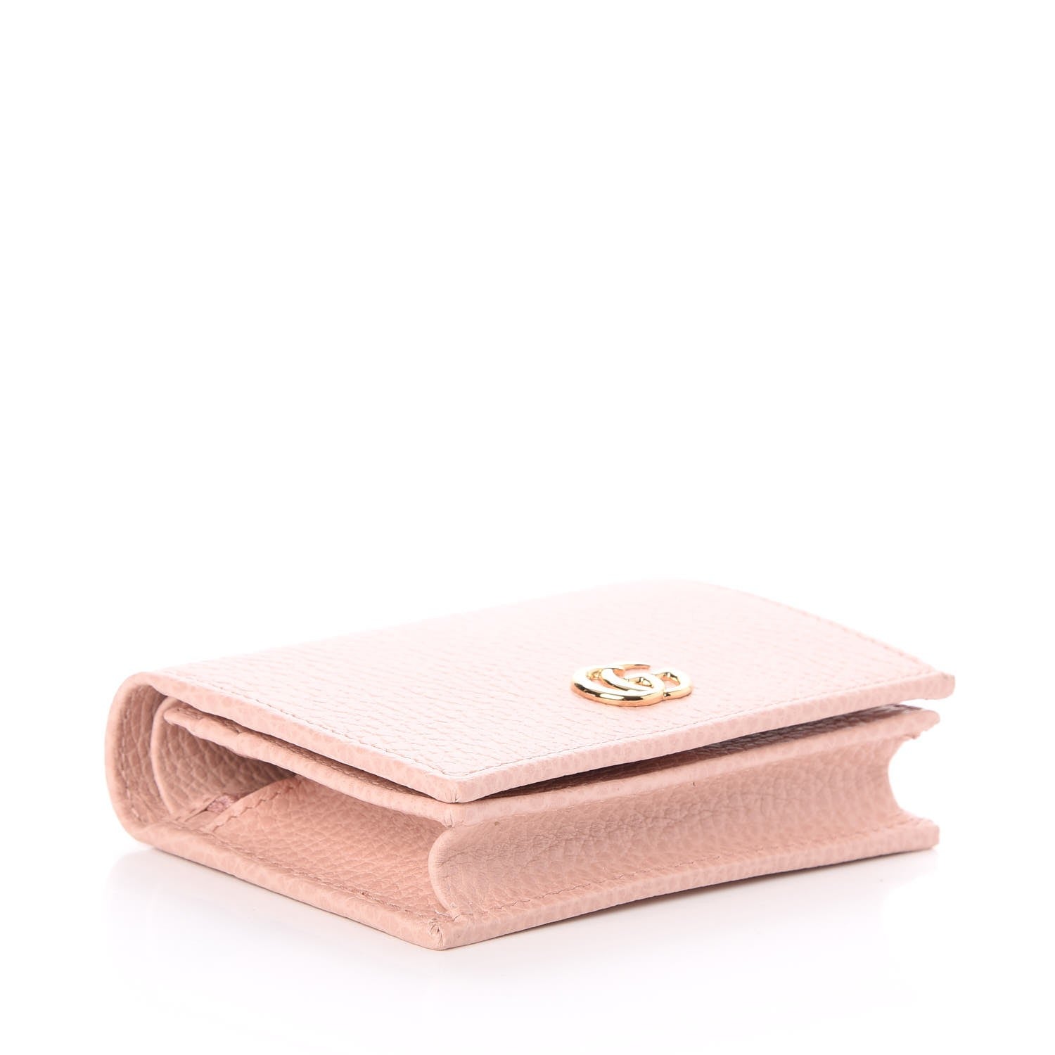 Gucci Dollar Calfskin GG Marmont Card Case Perfect Pink 4 of 8