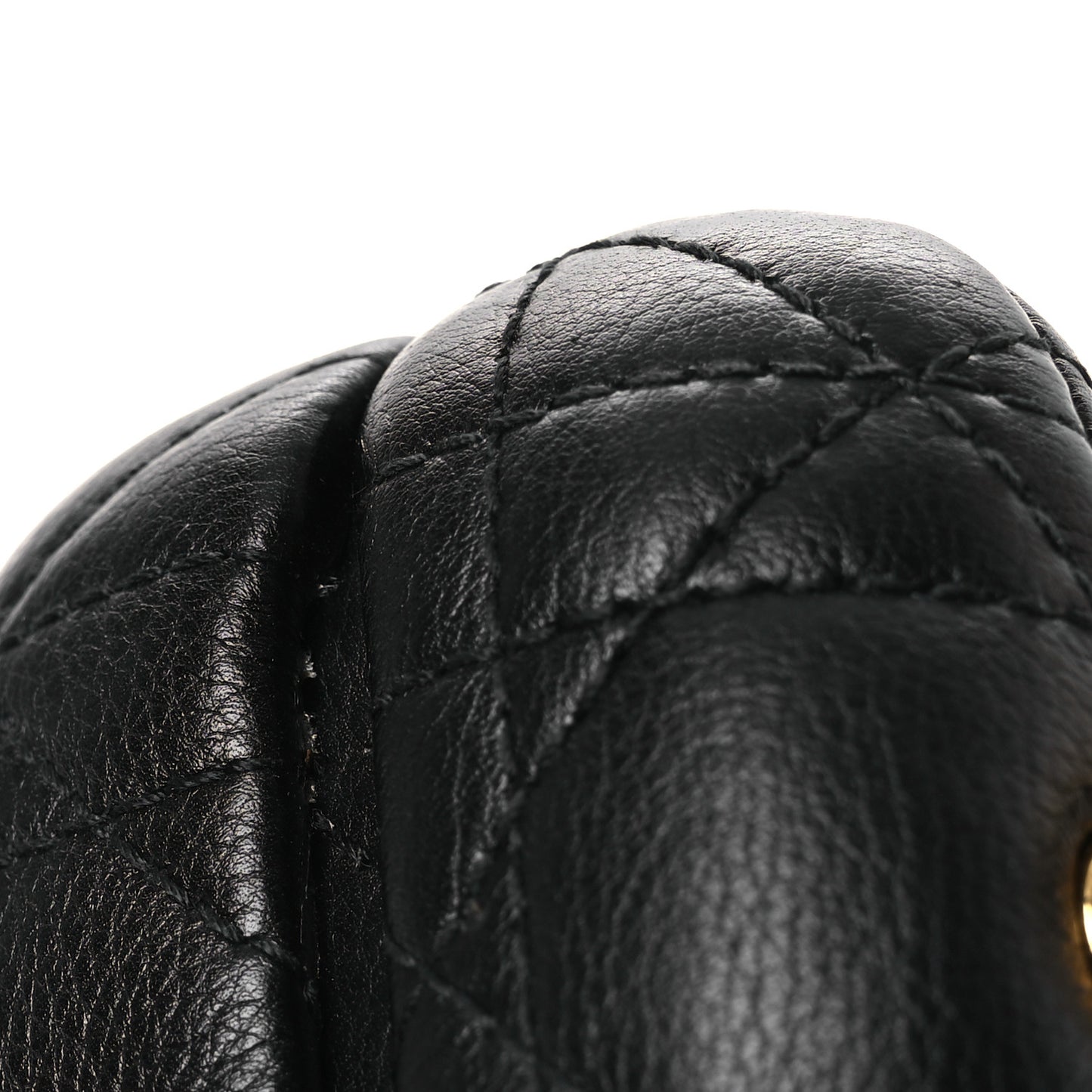 Supple Calfskin Cannage Caro Airpods Pro Case Black