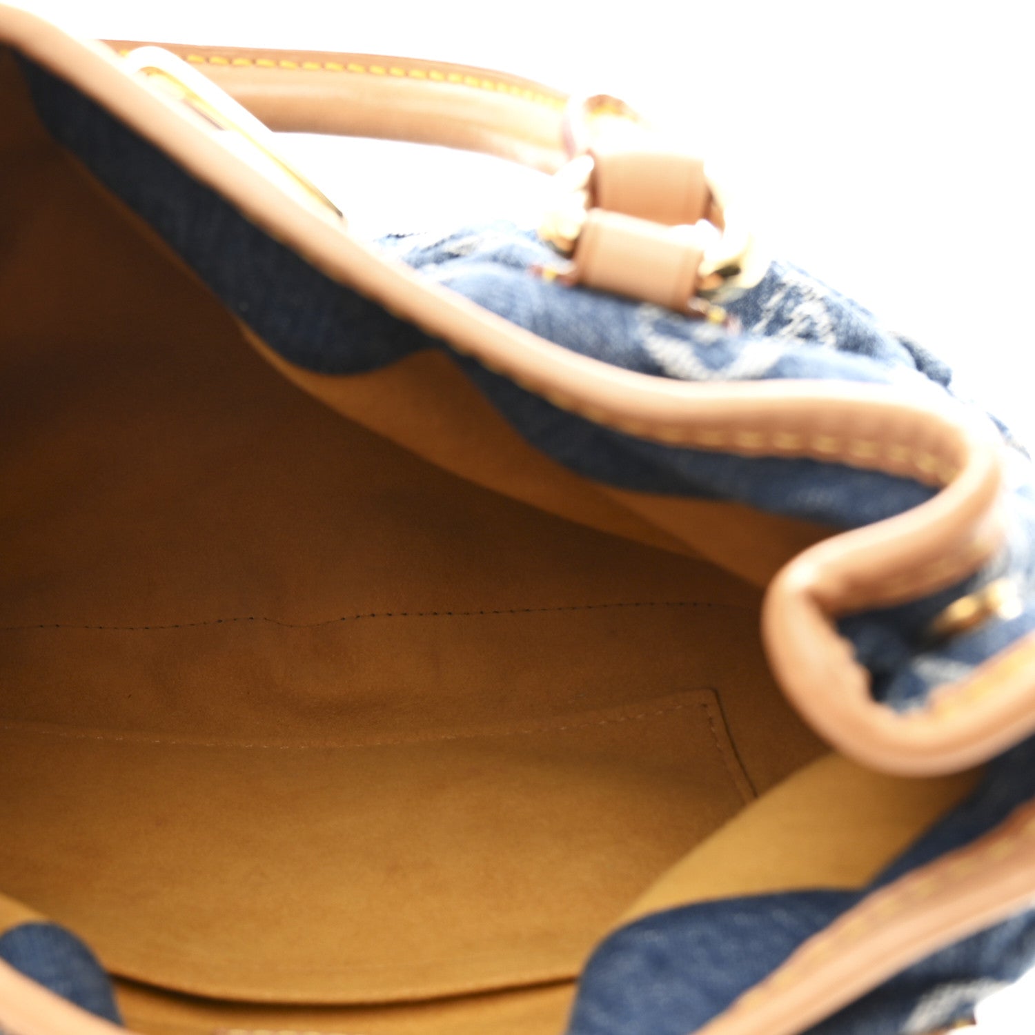 Louis Vuitton Monogram Denim Pleaty  Blue 5 of 9