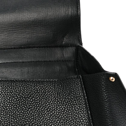 Salvatore Ferragamo Calfskin Sofia Shoulder Bag Black 10 of 11
