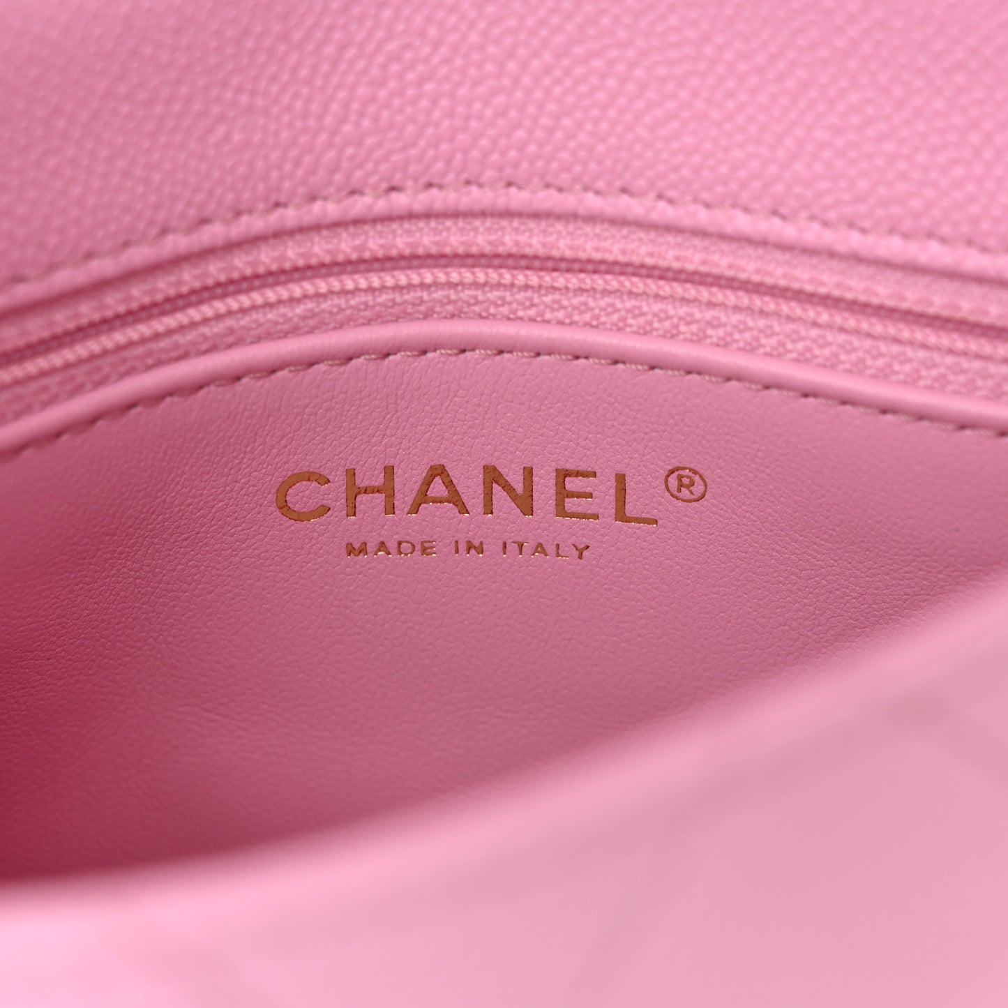 Caviar Quilted Mini Sweetheart Flap Lilac