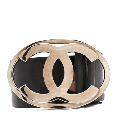 Chanel Calfskin CC Belt 80 32 Black 1 of 7