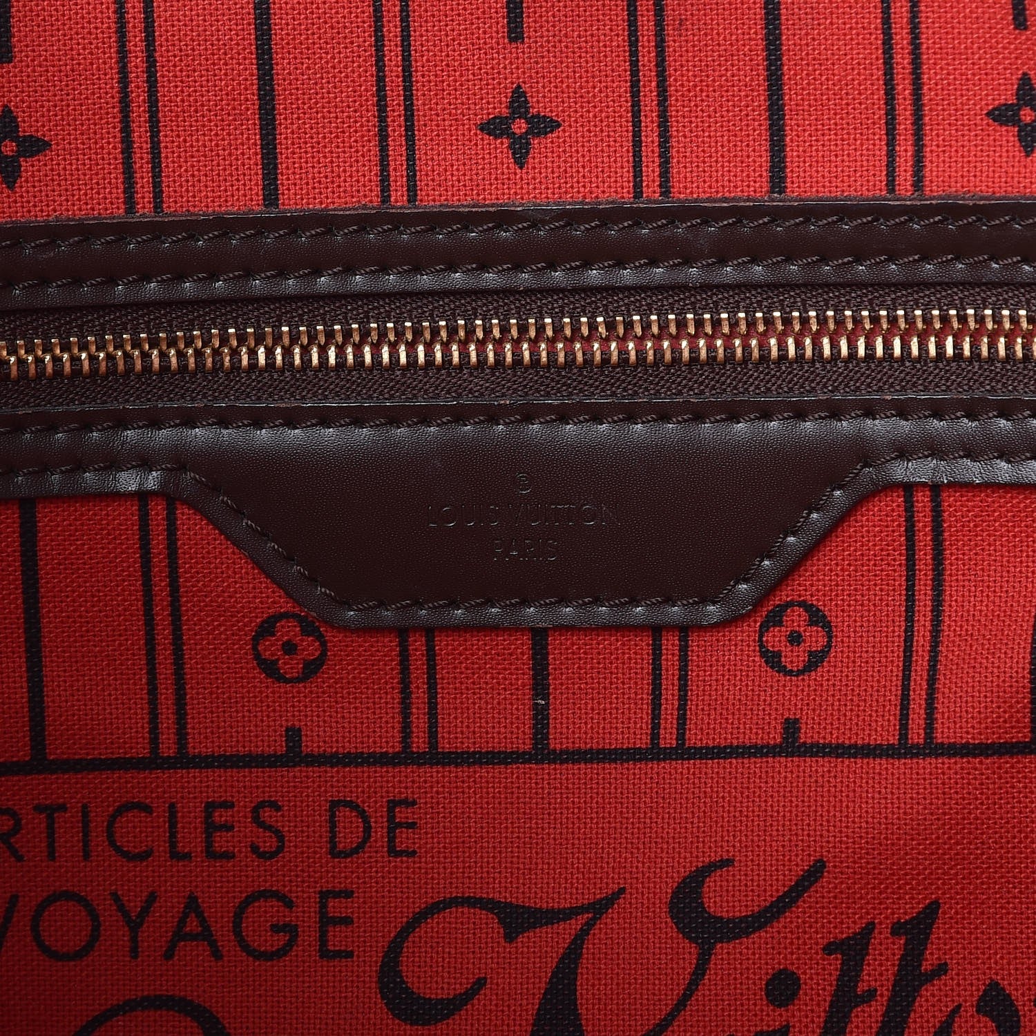 Louis Vuitton Damier Ebene Neverfull MM 6 of 16