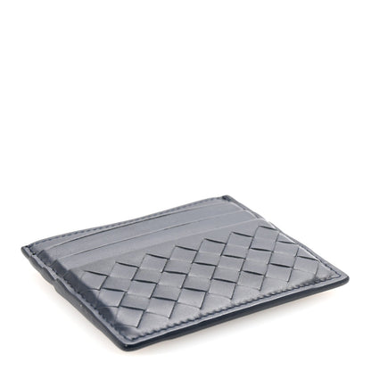 Bottega Veneta Nappa Intrecciato VN Card Case Denim 4 of 8