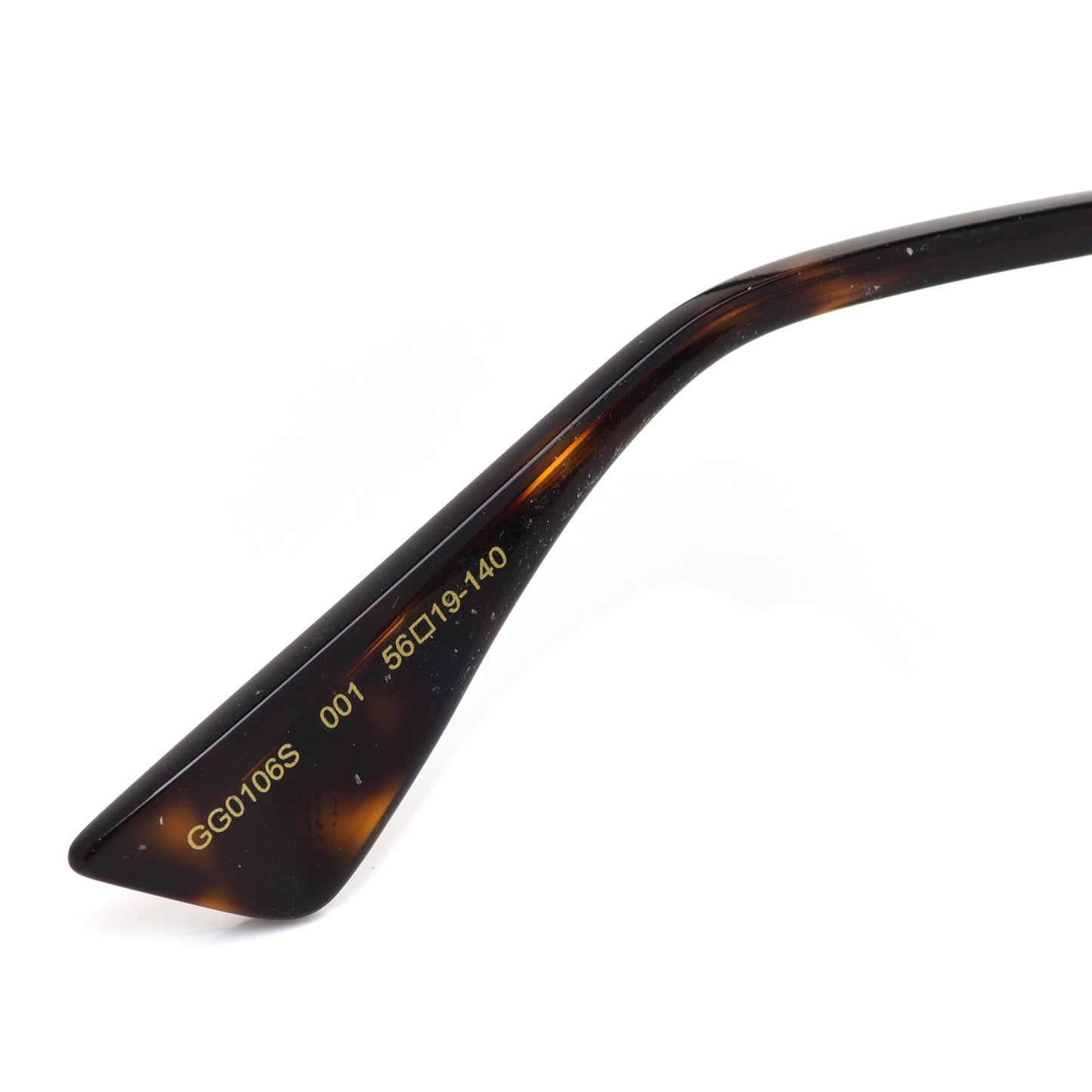 Acetate Oversize Square Frame GG0106S Sunglasses Black