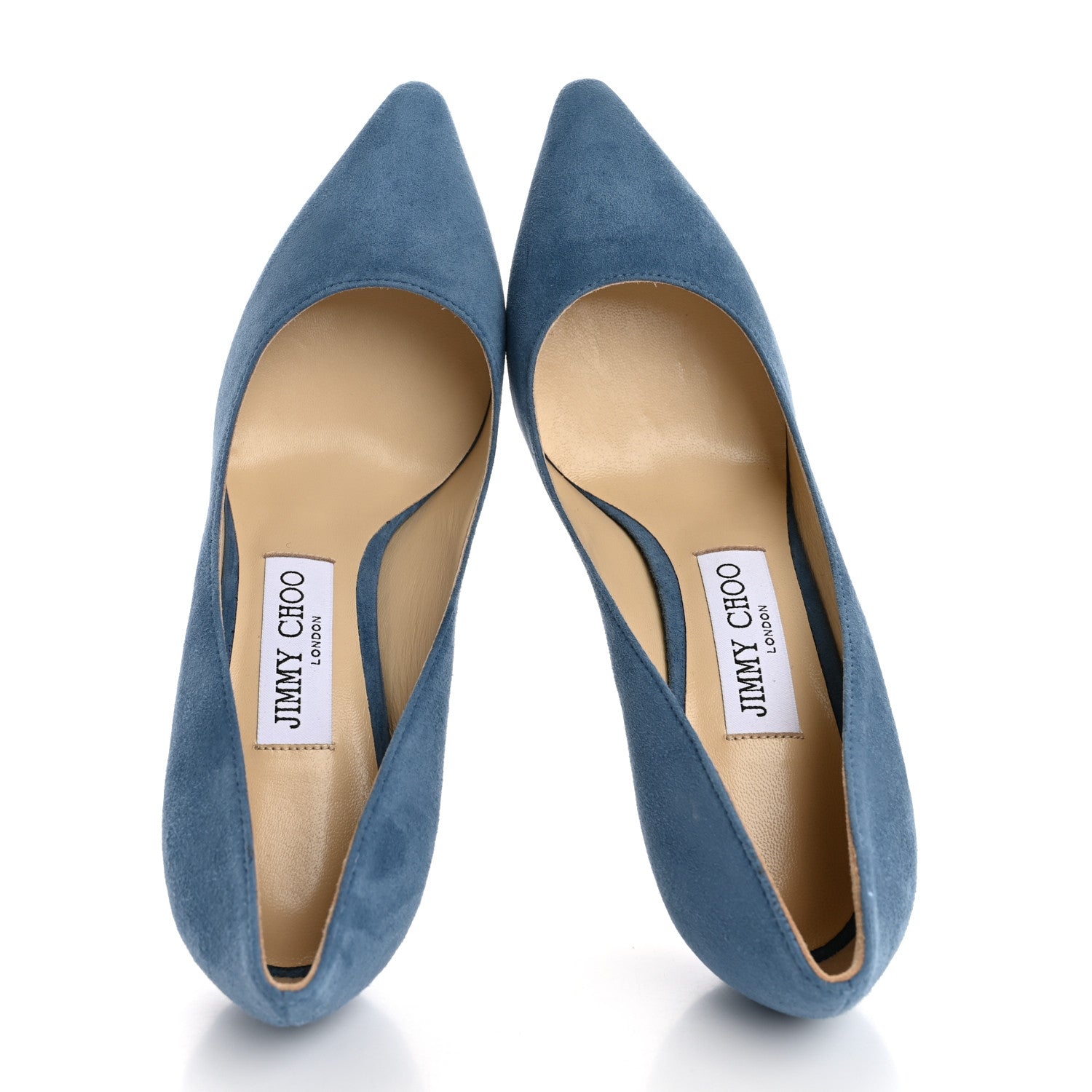 Jimmy Choo Suede Romy 85 Pumps 36.5 Butterfly Blue 2 of 10