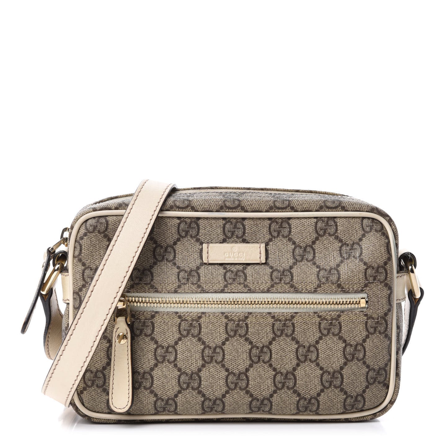 GG Plus Monogram Small Shoulder Bag Off White