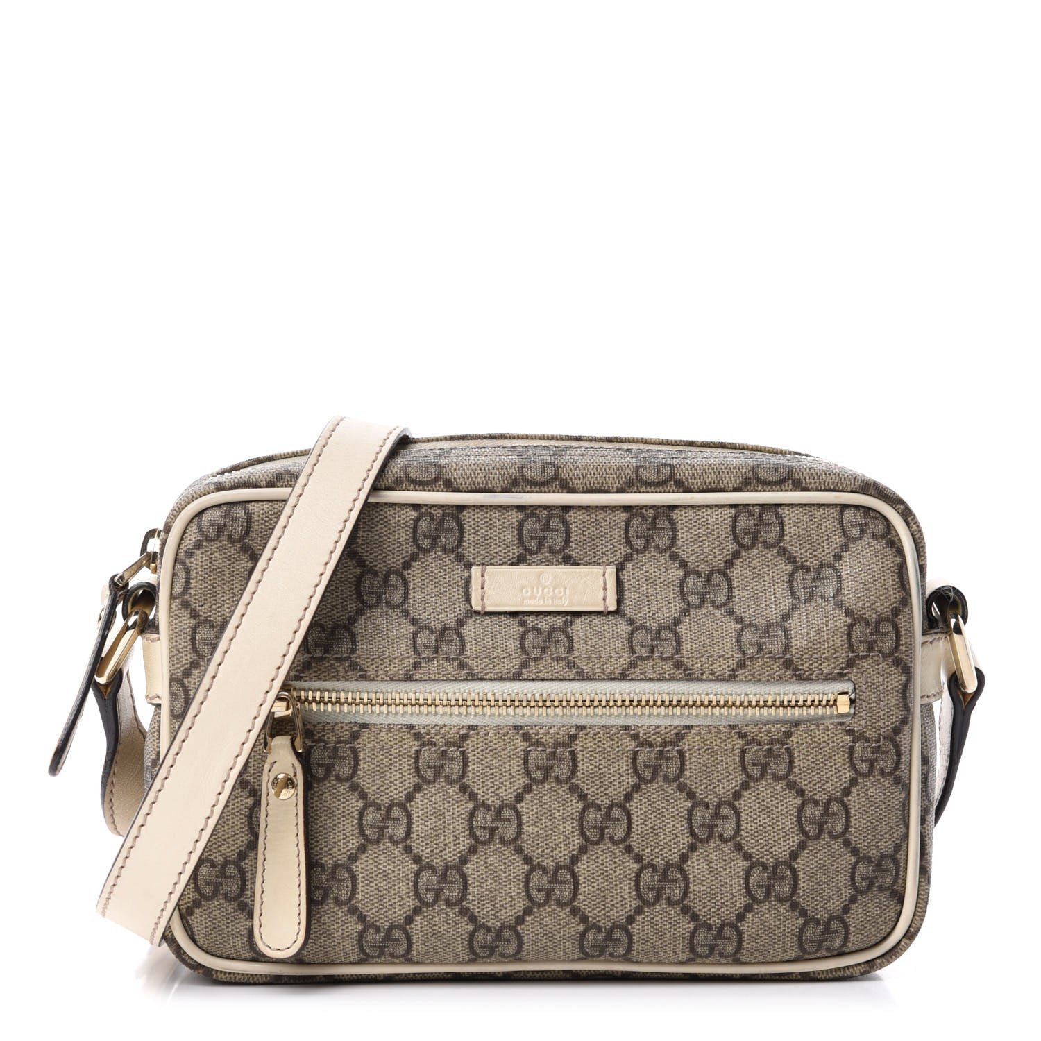 Gucci GG Plus Monogram Small Shoulder Bag Off White 1 of 10
