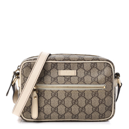 Gucci GG Plus Monogram Small Shoulder Bag Off White 1 of 10