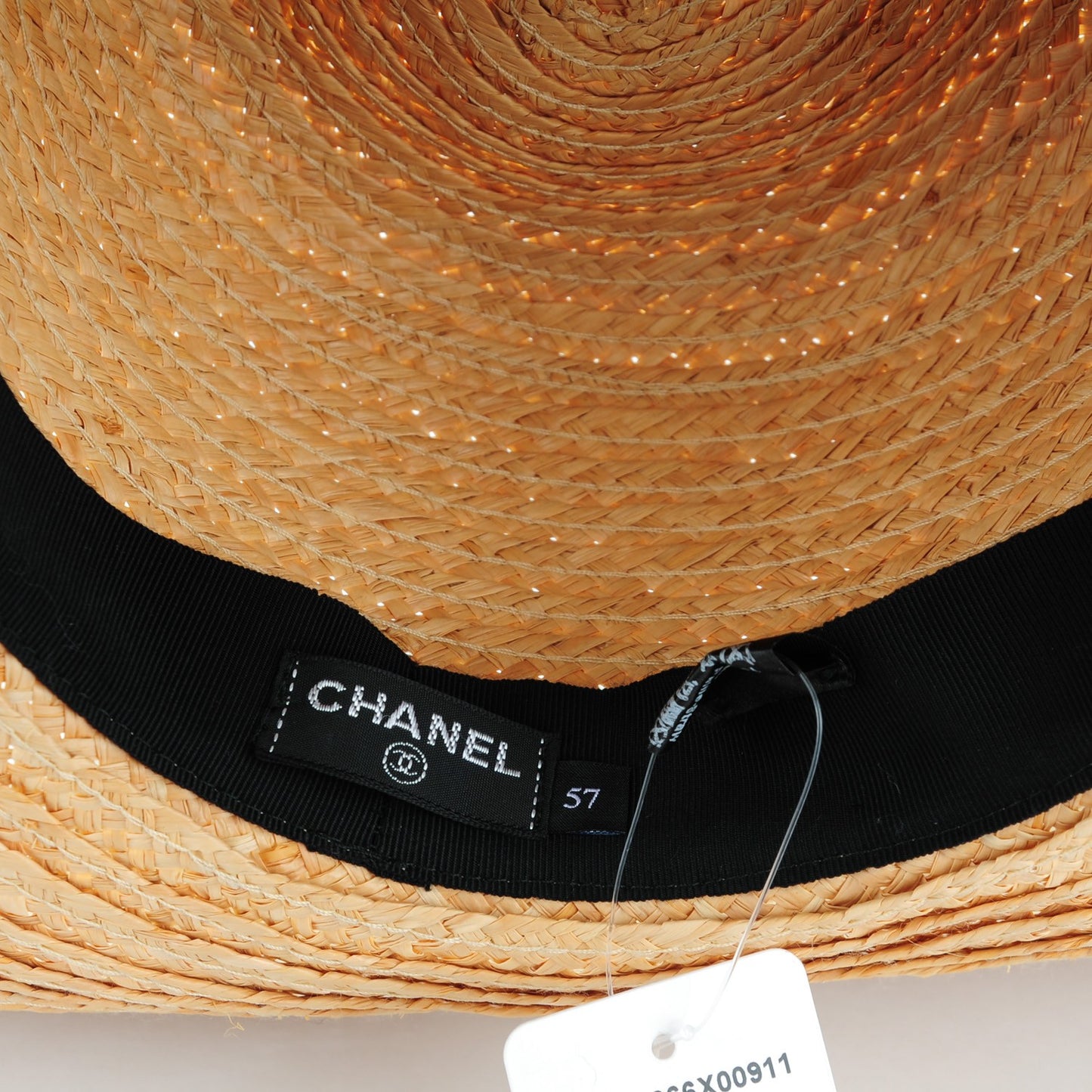 Straw CC Floppy Hat 57 Beige