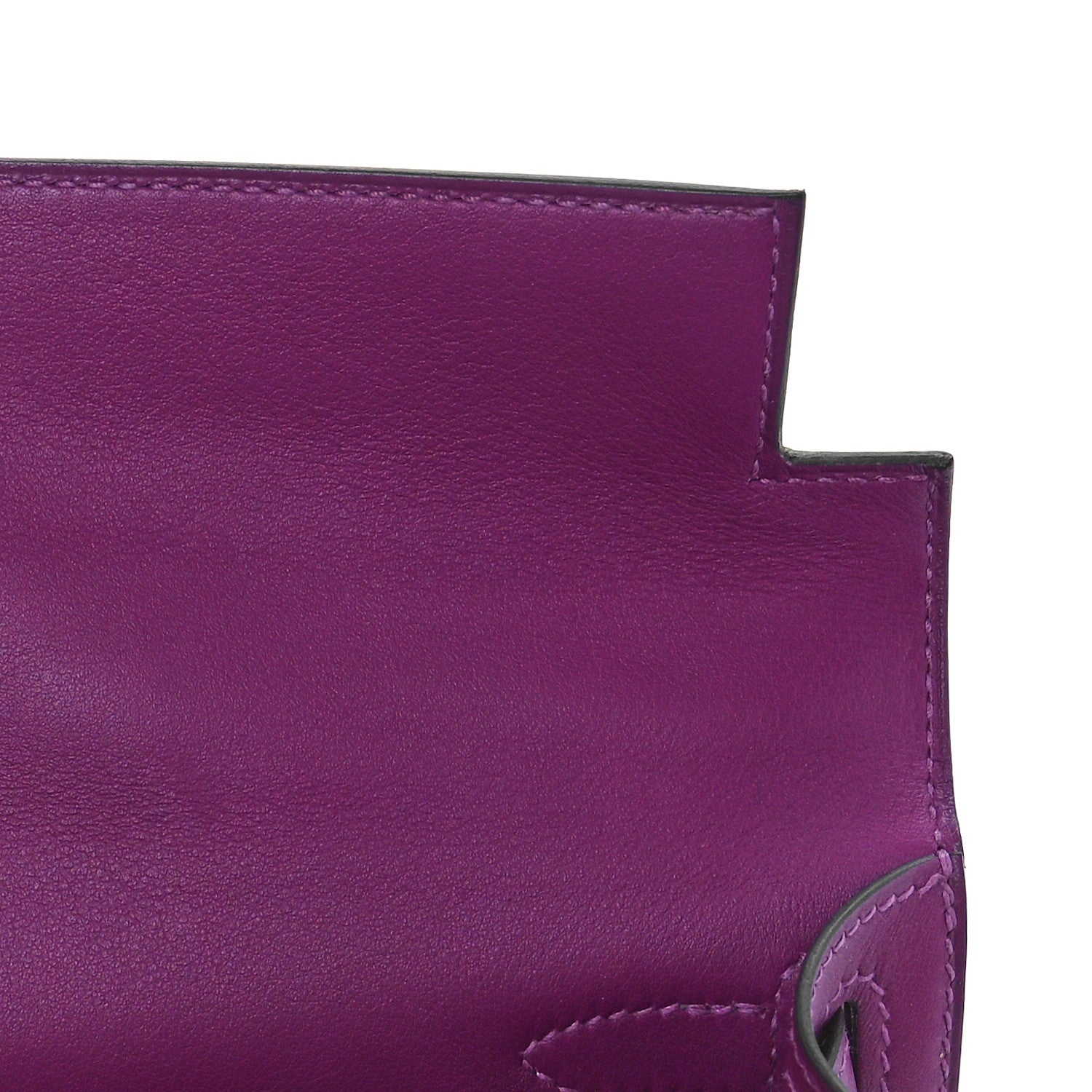 Hermes Swift Kelly Cut Clutch Pochette Anemone 9 of 10