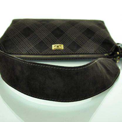 Chanel Suede Stitched Tassel CC Shoulder Bag Brown 7 of 11