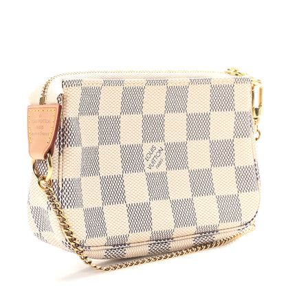 Louis Vuitton Damier Azur Mini Pochette Accessories 3 of 9