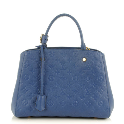 Louis Vuitton Empreinte Montaigne MM Denim 1 of 8