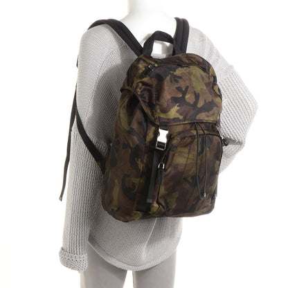 Prada Nylon Camouflage Double Buckle Backpack Mimetico 2 of 11