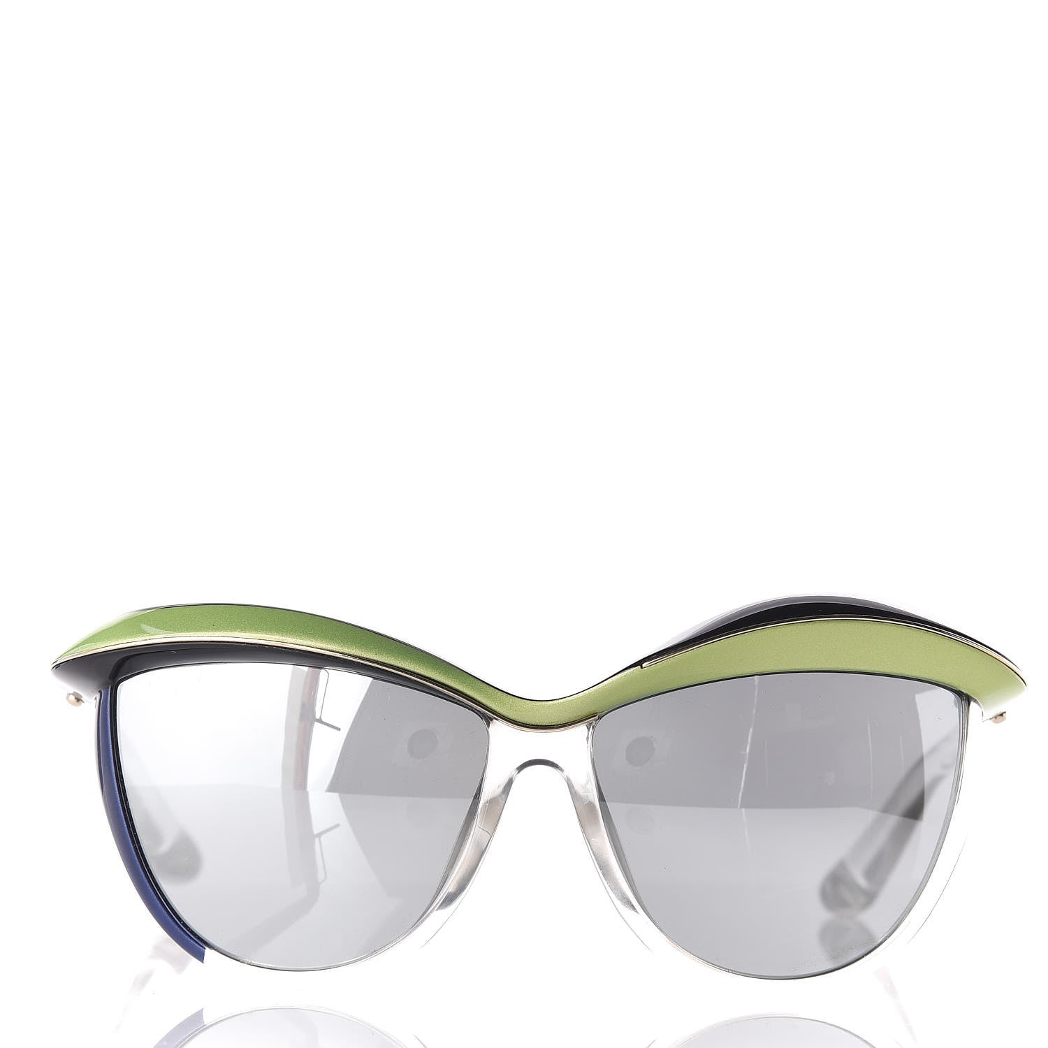 Christian Dior Demoiselle 1 Sunglasses Green Black 2 of 6