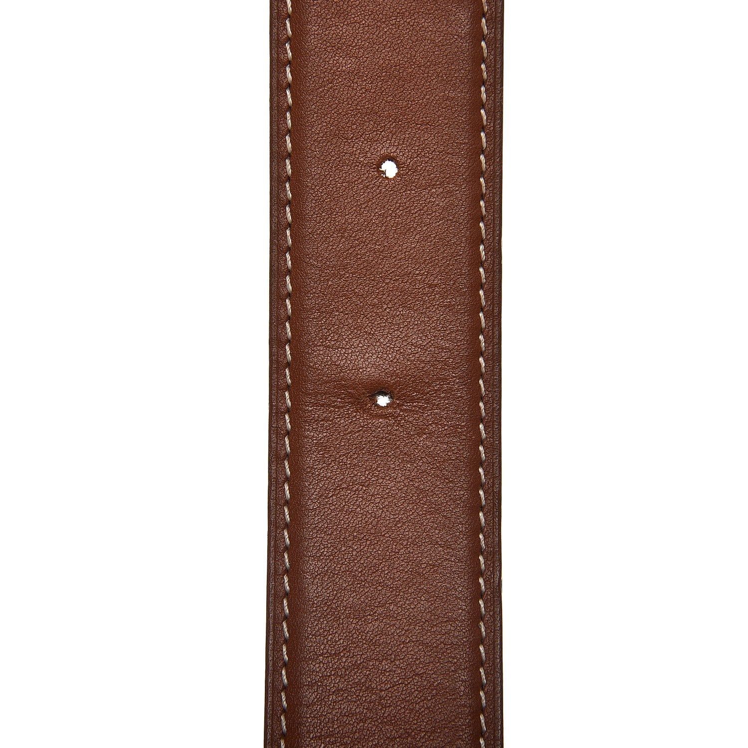 Hermes Barenia Chamonix 32mm Belt Strap 90 Fauve Black 5 of 9
