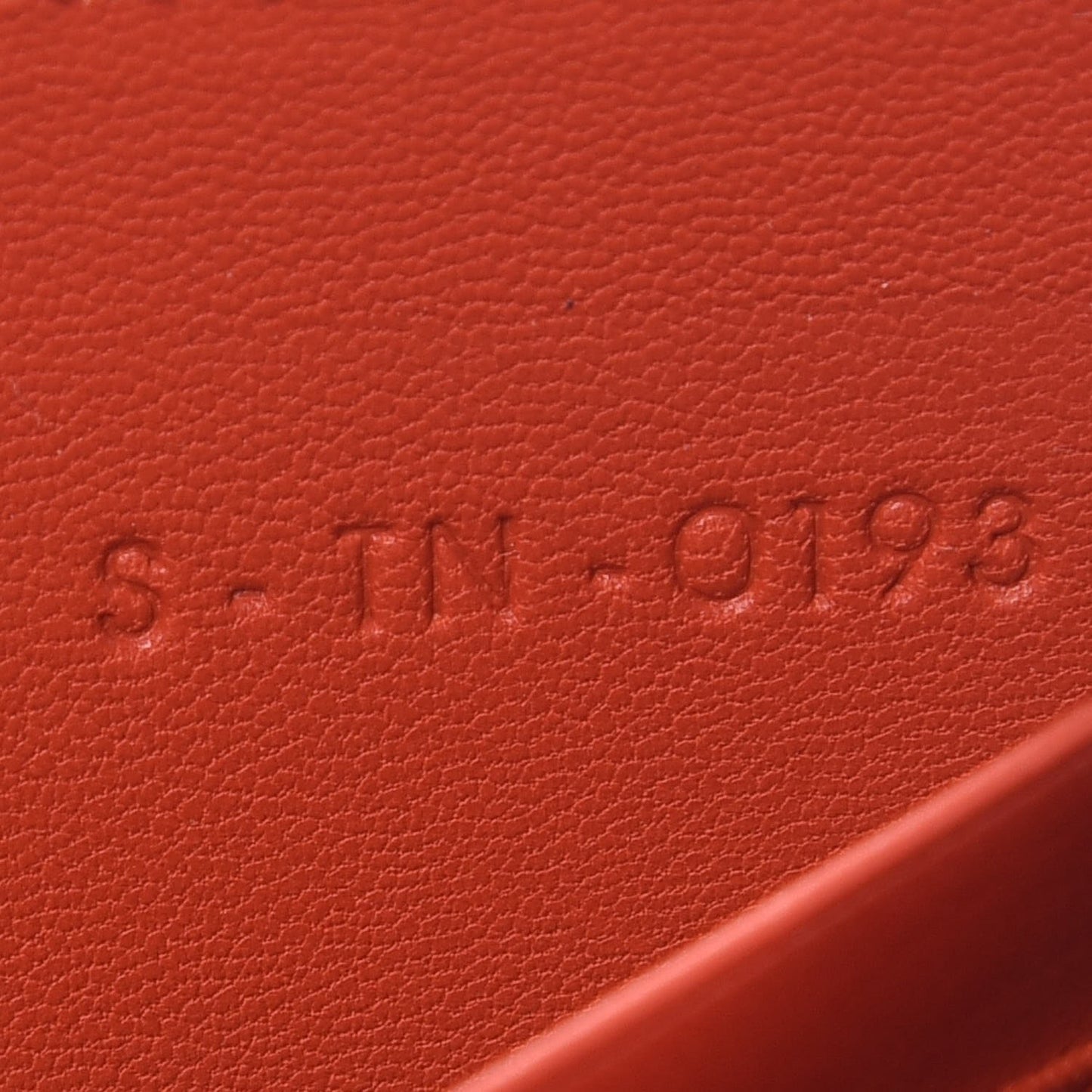 Drummed Calfskin Large Zip Around Multifunction Wallet Coral