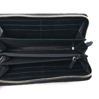 Gucci GG Supreme Monogram Arabesque Zip Around Wallet Black 5 of 7