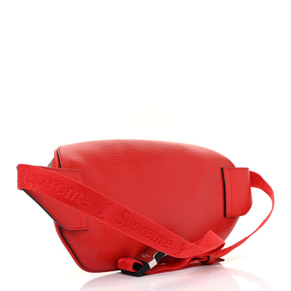 Louis Vuitton X SUPREME Epi Bumbag Red 3 of 11