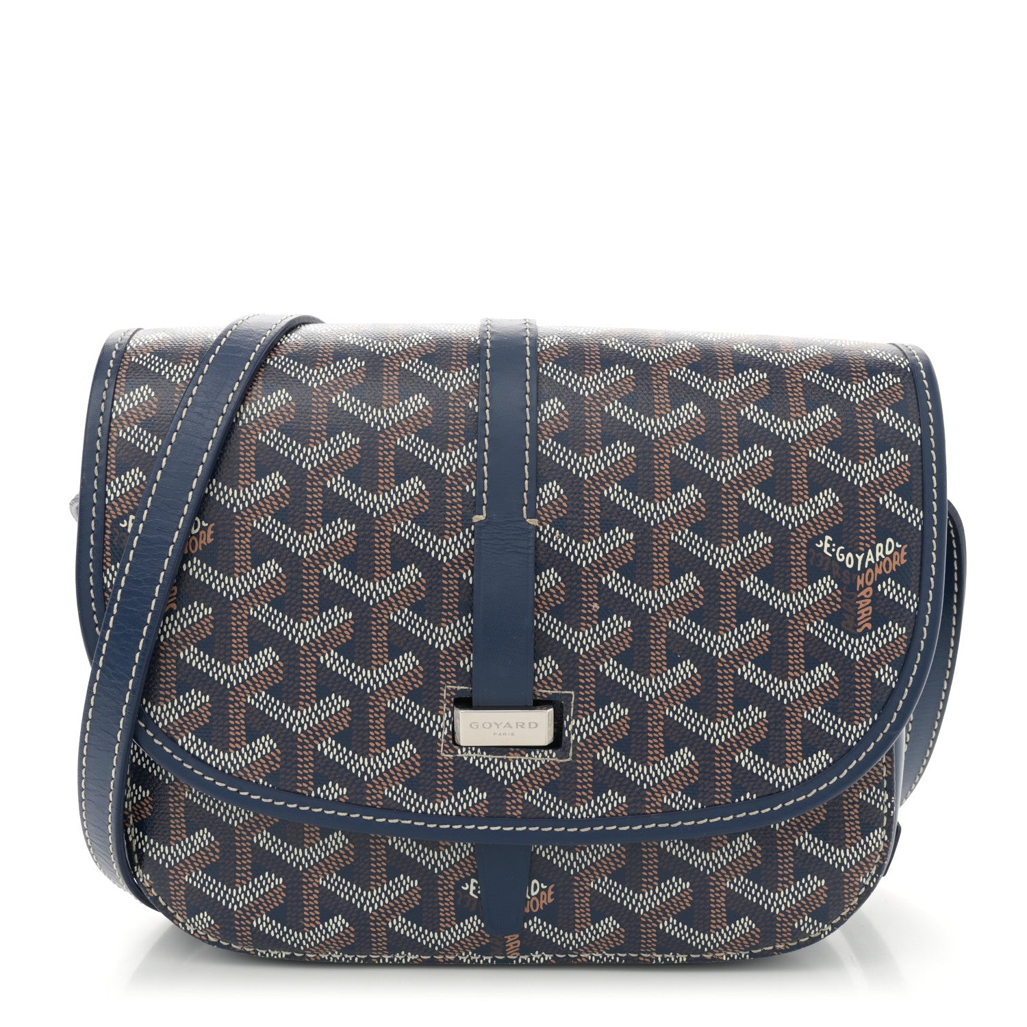 Goyard Goyardine Belvedere II PM Messenger Bag Navy 1 of 10