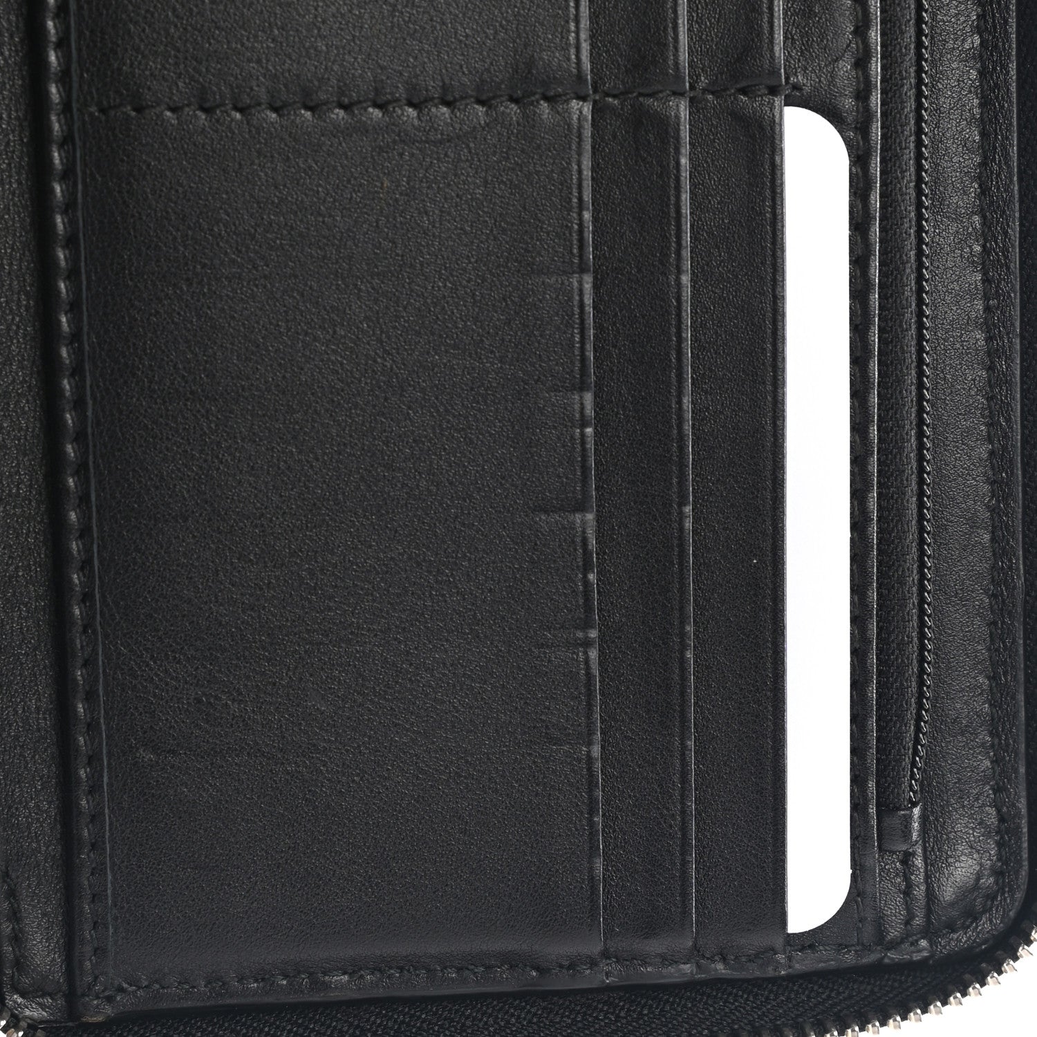 Gucci Microguccissima Large Zip Around Organizer Wallet Black 8 of 8