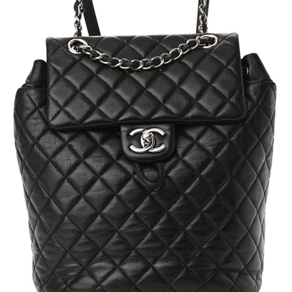 Chanel Lambskin Quilted Small Urban Spirit Backpack Black 8 of 10