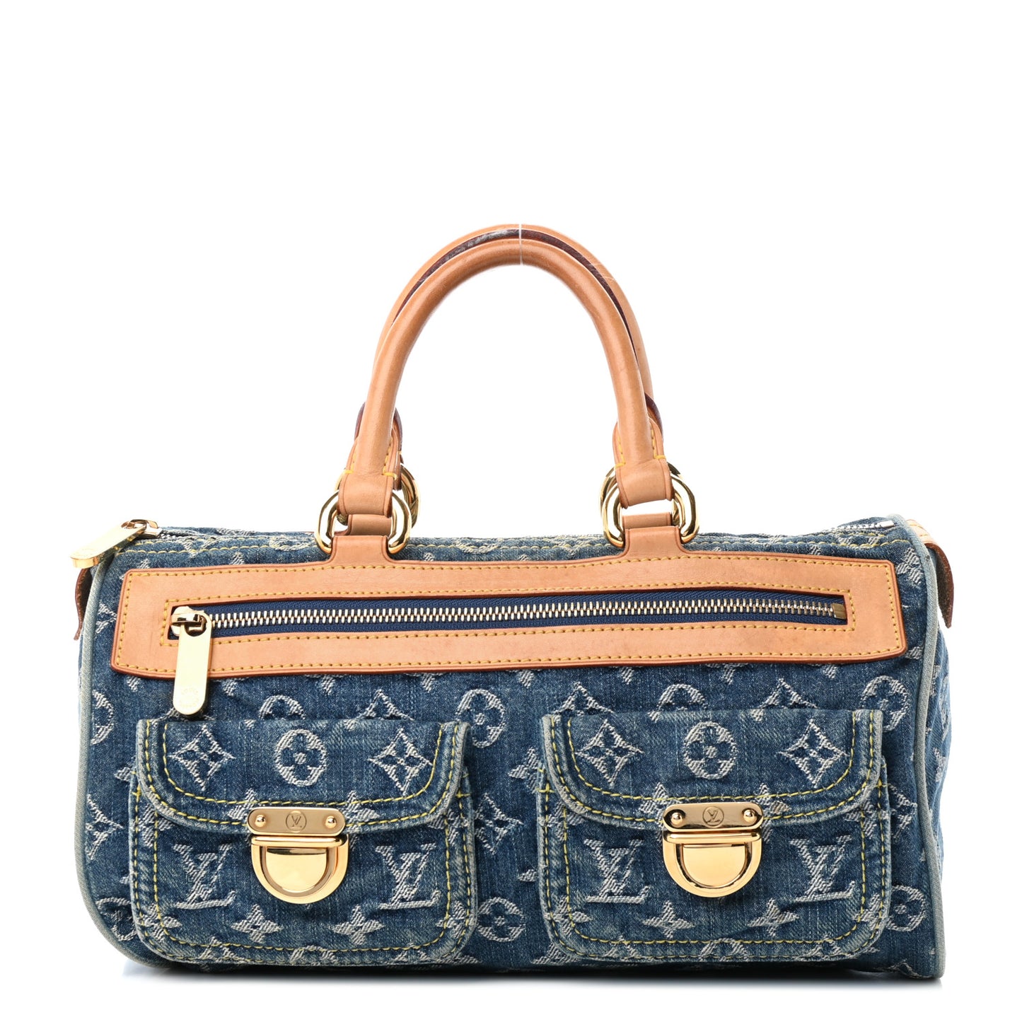 Monogram Denim Neo Speedy Blue