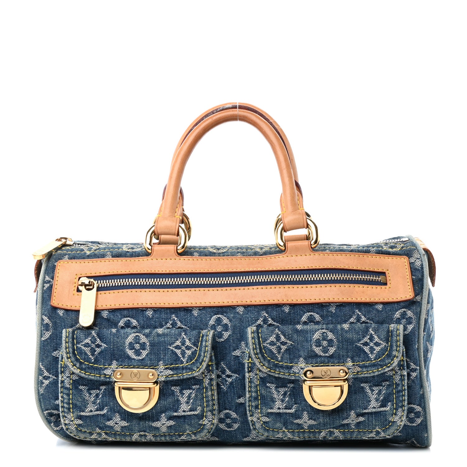 Louis Vuitton Monogram Denim Neo Speedy Blue 1 of 4