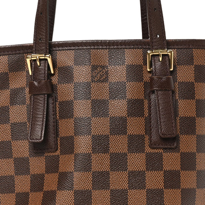 Louis Vuitton Damier Ebene Marais Bucket 23 8 of 11