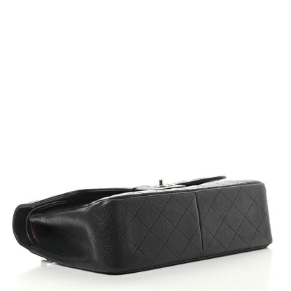 Chanel Caviar Quilted Jumbo Double Flap Black 4 of 13