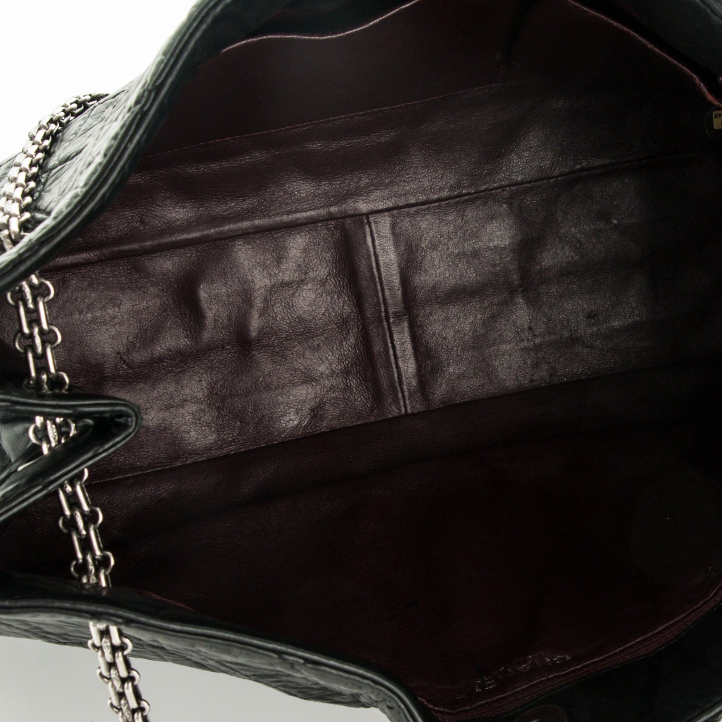 Aged Calfskin Reissue 2.55 Tote Black