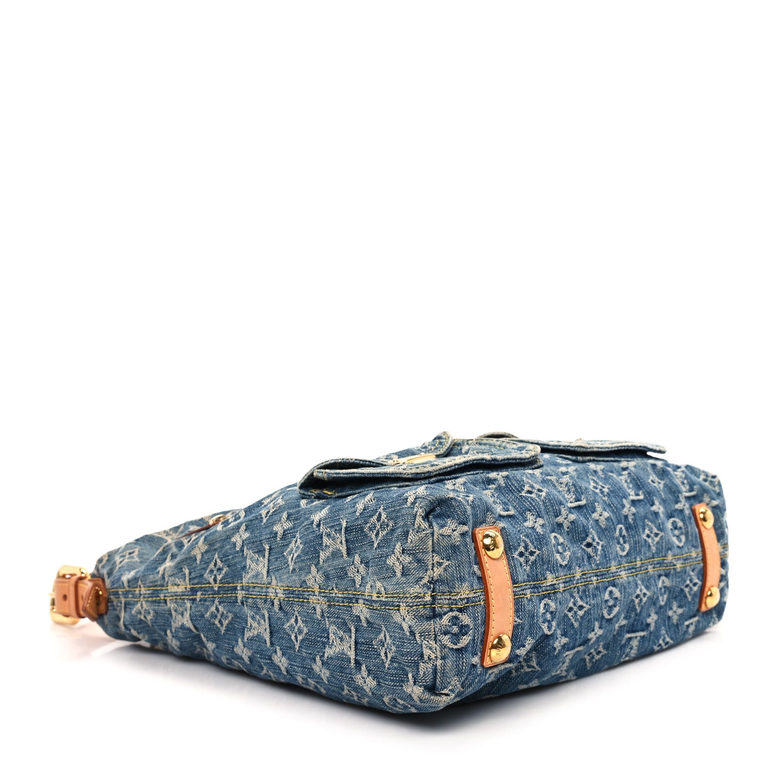 Louis Vuitton Denim Baggy GM Blue 4 of 12