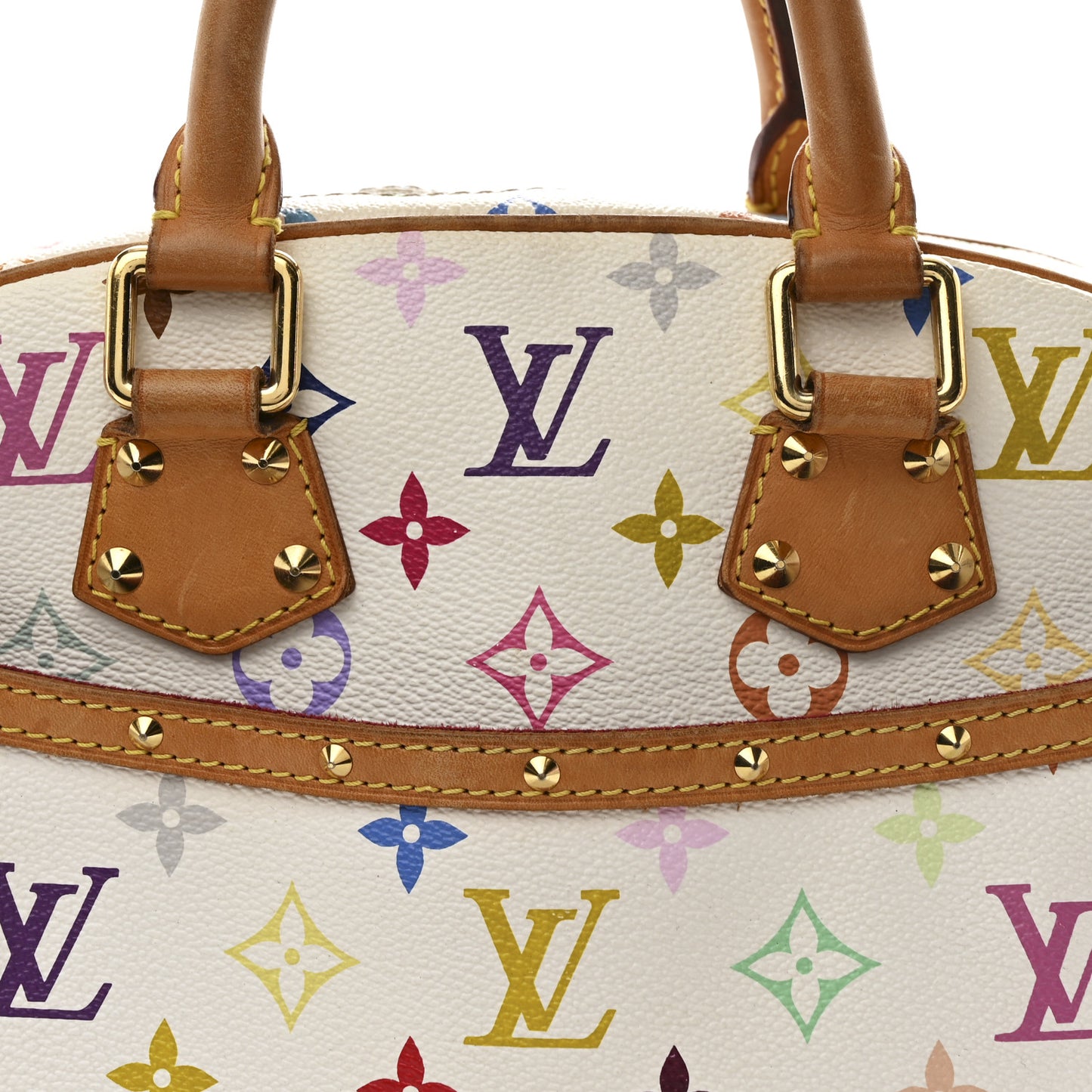 Monogram Multicolor Trouville White